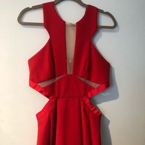 Three Floor poppy red dress size 8 M